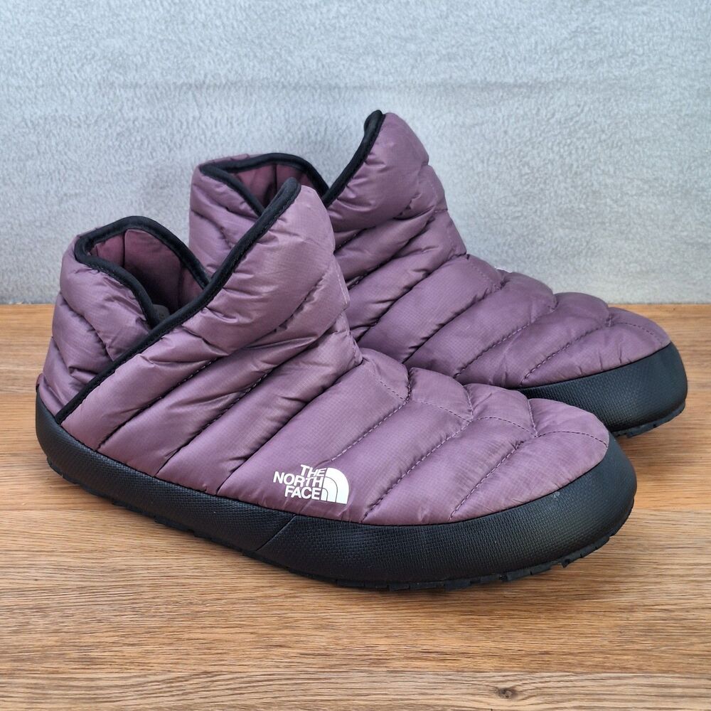 North Face Thermoball Traction Women's 10 EU 41 Booties Purple Pull-On Slippers